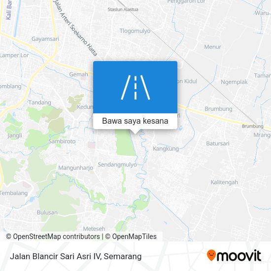 Peta Jalan Blancir Sari Asri IV