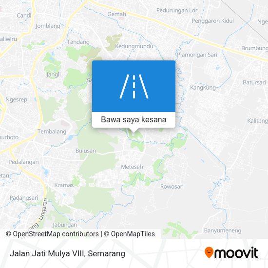 Peta Jalan Jati Mulya VIII