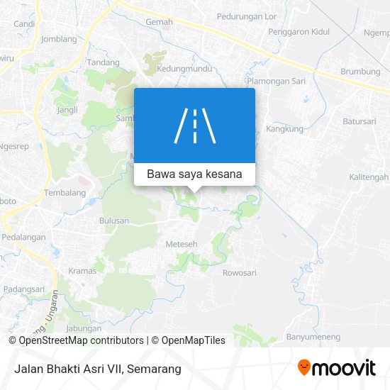 Peta Jalan Bhakti Asri VII
