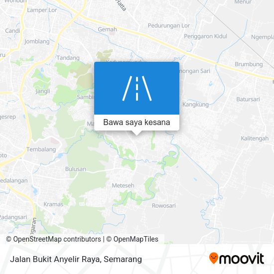 Peta Jalan Bukit Anyelir Raya