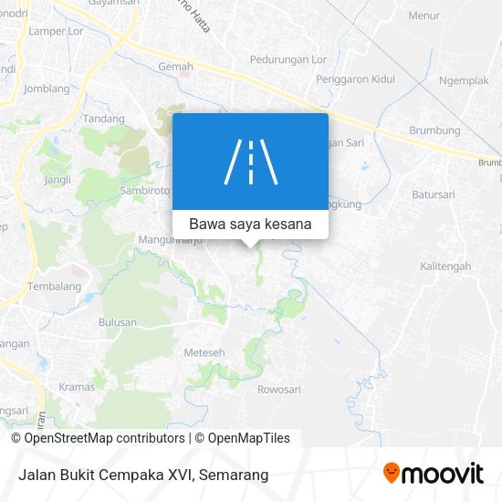 Peta Jalan Bukit Cempaka XVI