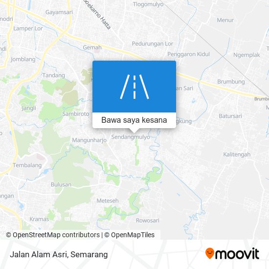 Peta Jalan Alam Asri