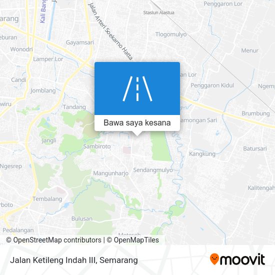 Peta Jalan Ketileng Indah III