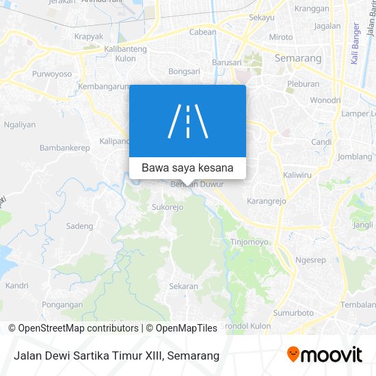 Peta Jalan Dewi Sartika Timur XIII