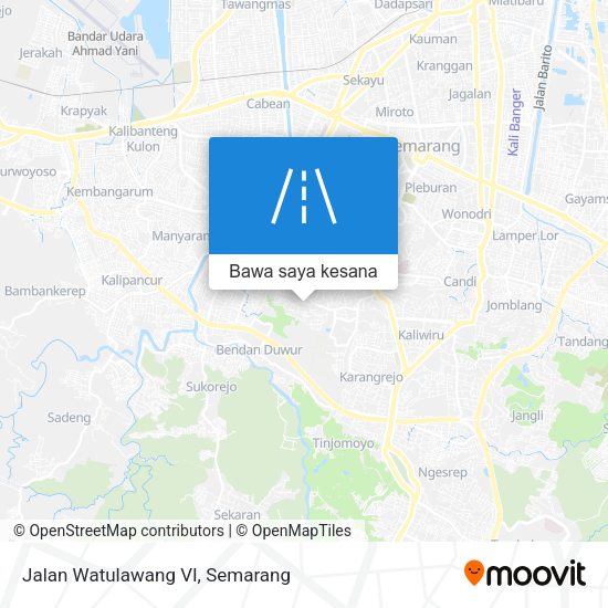 Peta Jalan Watulawang VI