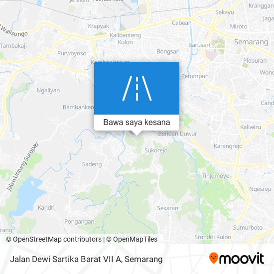 Peta Jalan Dewi Sartika Barat VII A