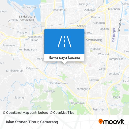 Peta Jalan Stonen Timur