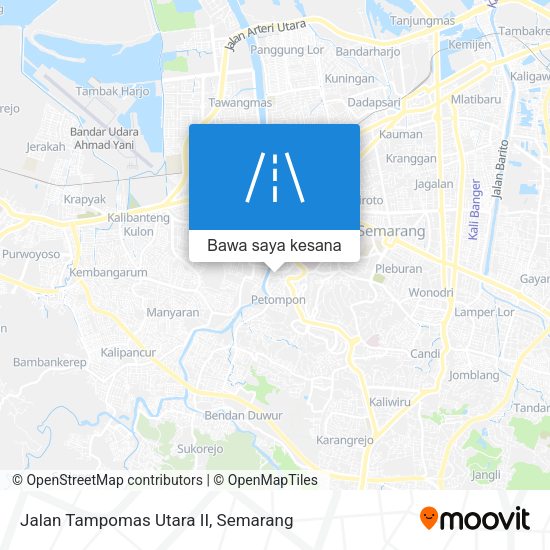 Peta Jalan Tampomas Utara II