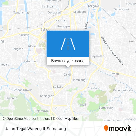 Peta Jalan Tegal Wareng II