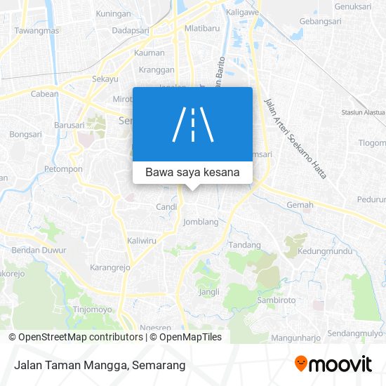 Peta Jalan Taman Mangga