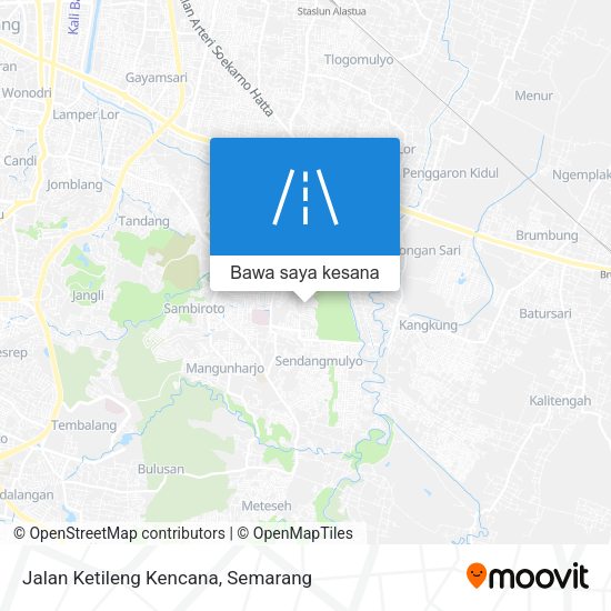Peta Jalan Ketileng Kencana