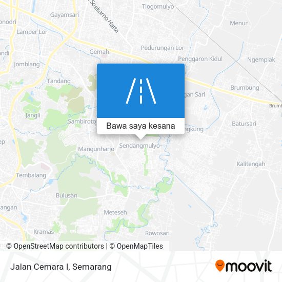 Peta Jalan Cemara I