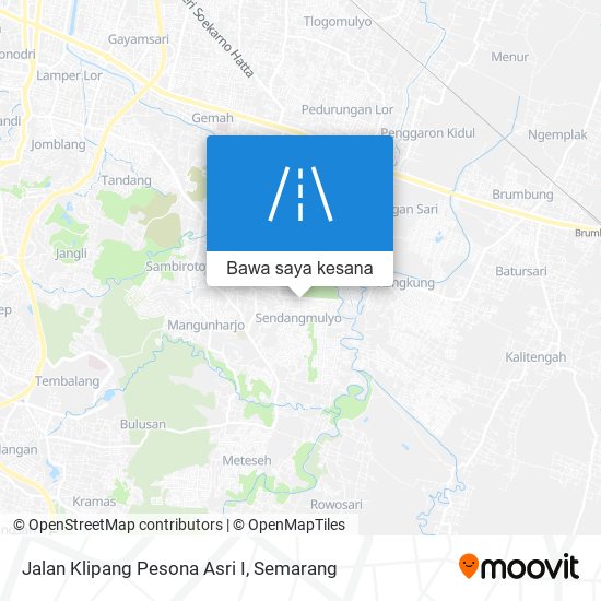 Peta Jalan Klipang Pesona Asri I