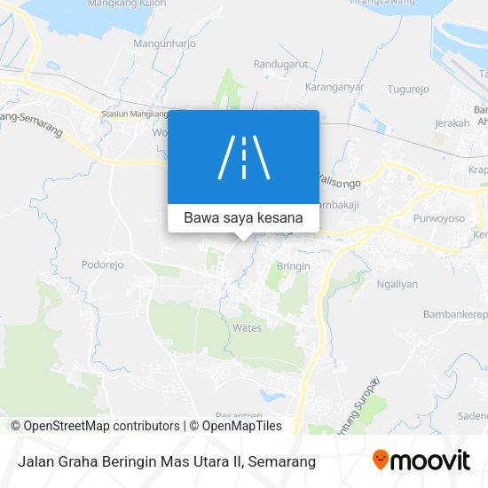 Peta Jalan Graha Beringin Mas Utara II