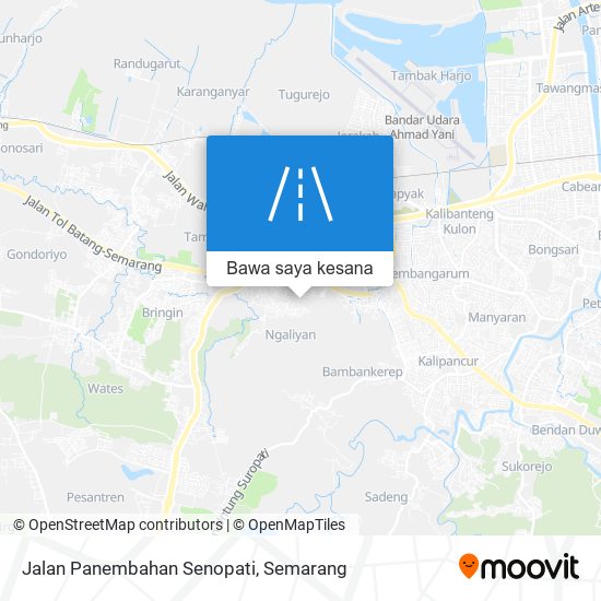 Peta Jalan Panembahan Senopati