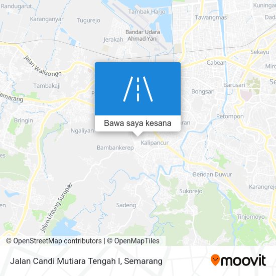 Peta Jalan Candi Mutiara Tengah I