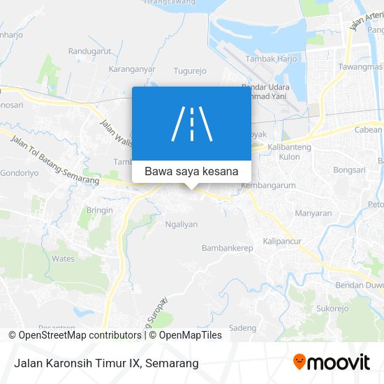 Peta Jalan Karonsih Timur IX