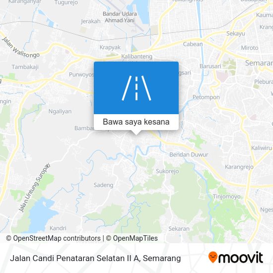 Peta Jalan Candi Penataran Selatan II A