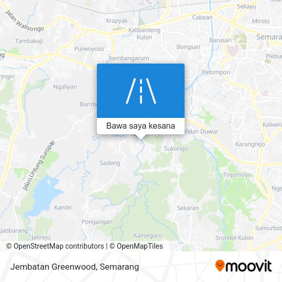 Peta Jembatan Greenwood