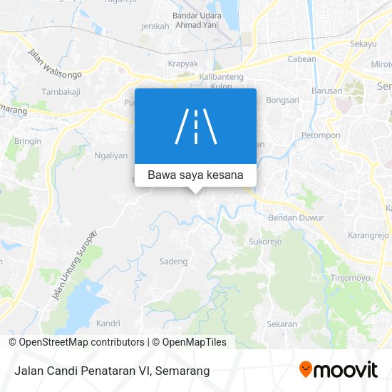 Peta Jalan Candi Penataran VI