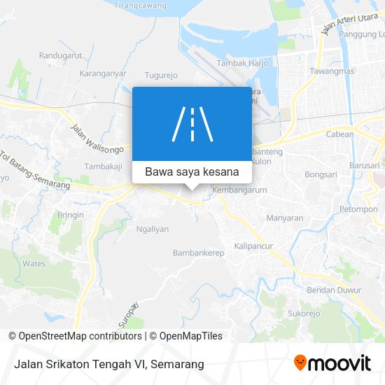 Peta Jalan Srikaton Tengah VI