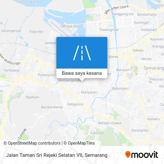 Peta Jalan Taman Sri Rejeki Selatan VII