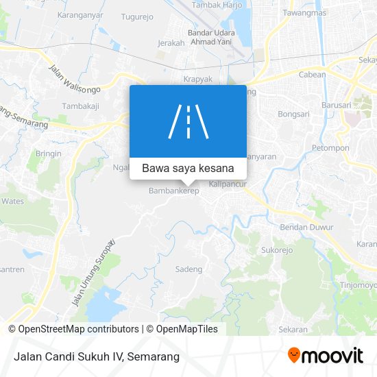 Peta Jalan Candi Sukuh IV