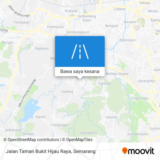 Peta Jalan Taman Bukit Hijau Raya