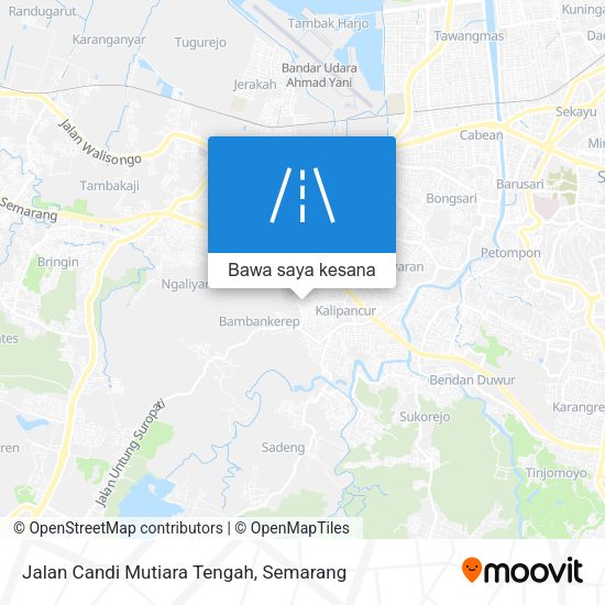 Peta Jalan Candi Mutiara Tengah