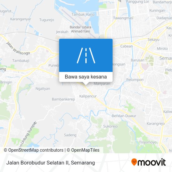 Peta Jalan Borobudur Selatan II