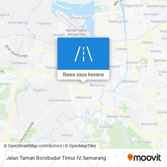 Peta Jalan Taman Borobudur Timur IV