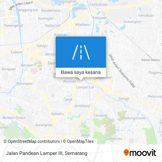Peta Jalan Pandean Lamper III
