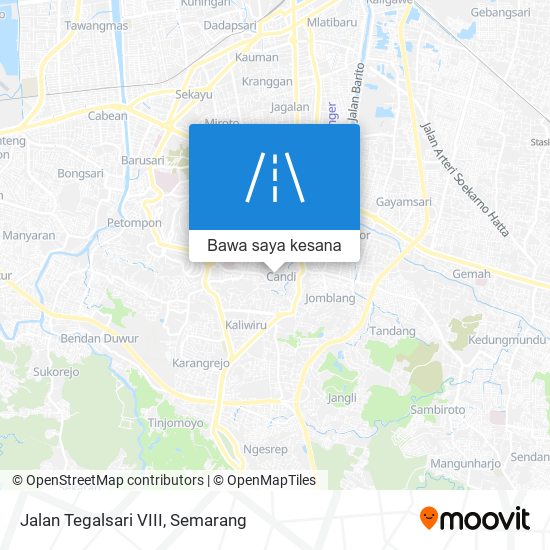 Peta Jalan Tegalsari VIII