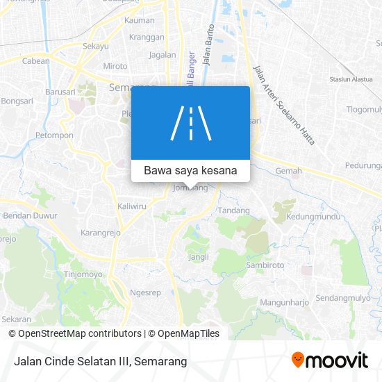 Peta Jalan Cinde Selatan III