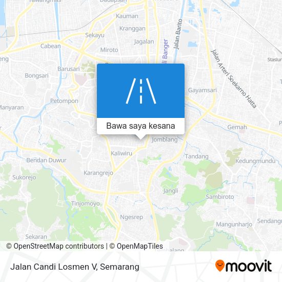 Peta Jalan Candi Losmen V