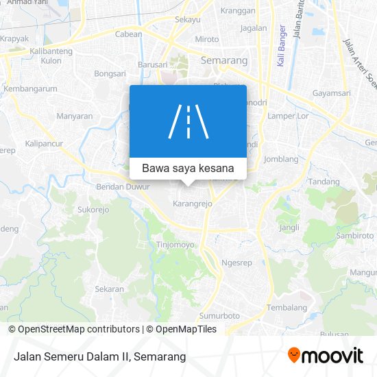 Peta Jalan Semeru Dalam II