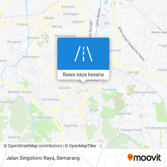 Peta Jalan Singotoro Raya