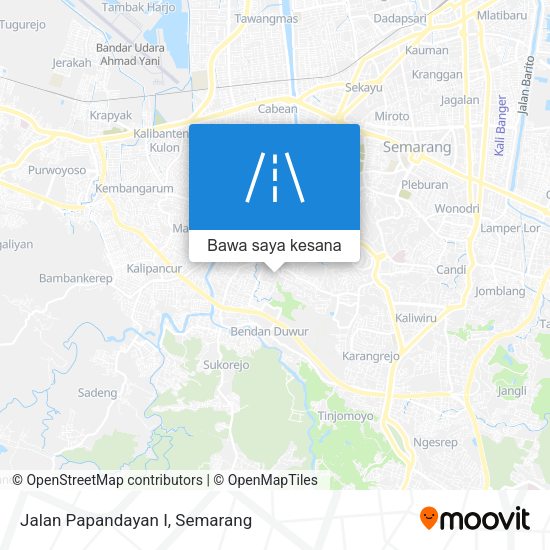 Peta Jalan Papandayan I