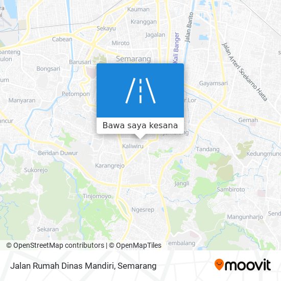 Peta Jalan Rumah Dinas Mandiri