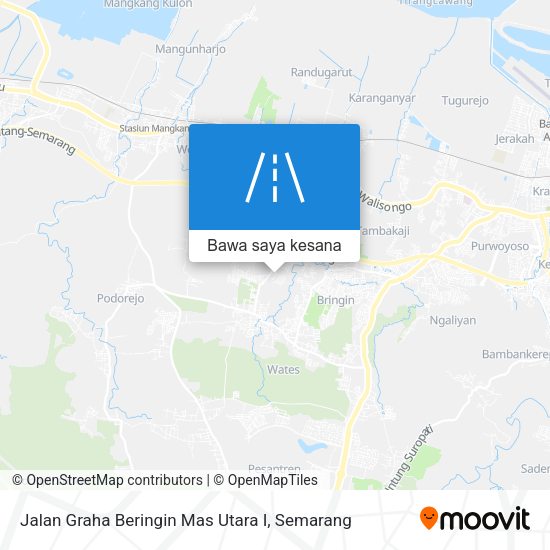 Peta Jalan Graha Beringin Mas Utara I
