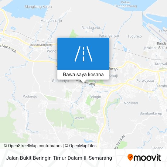 Peta Jalan Bukit Beringin Timur Dalam II