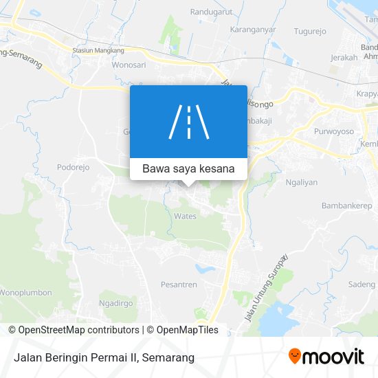Peta Jalan Beringin Permai II