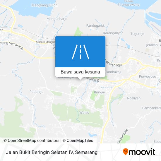 Peta Jalan Bukit Beringin Selatan IV