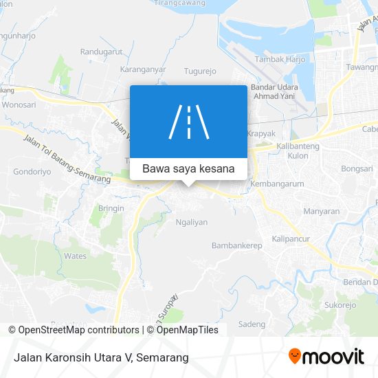 Peta Jalan Karonsih Utara V