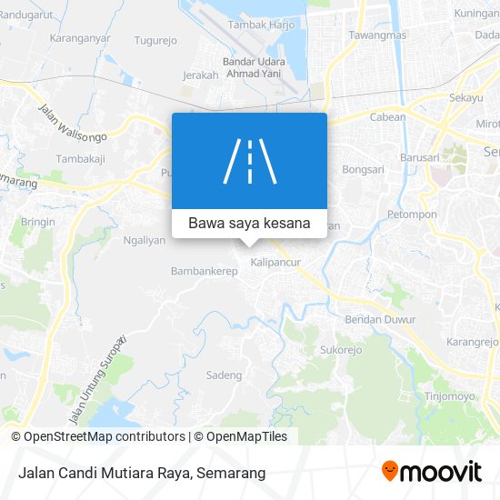 Peta Jalan Candi Mutiara Raya