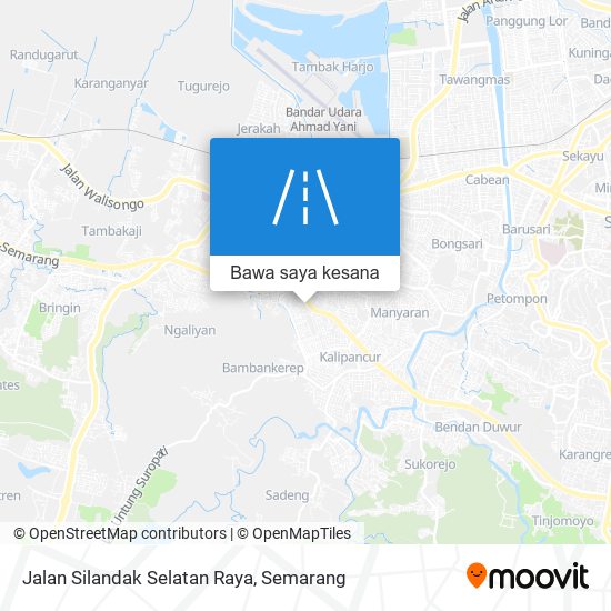 Peta Jalan Silandak Selatan Raya