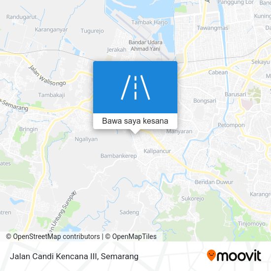 Peta Jalan Candi Kencana III