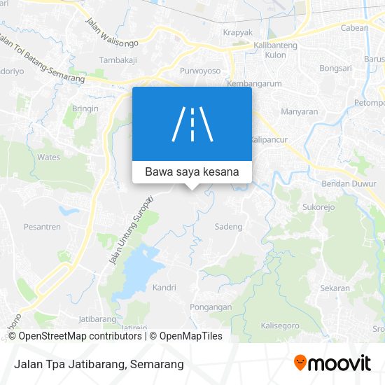 Peta Jalan Tpa Jatibarang