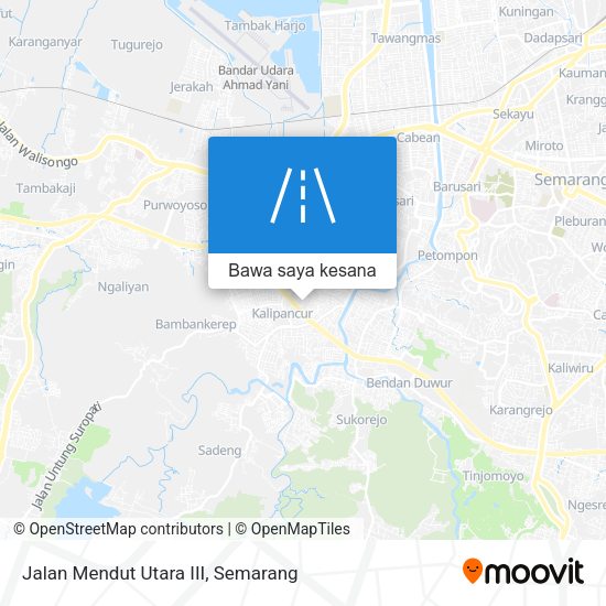 Peta Jalan Mendut Utara III