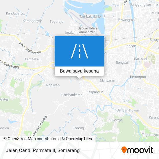 Peta Jalan Candi Permata II